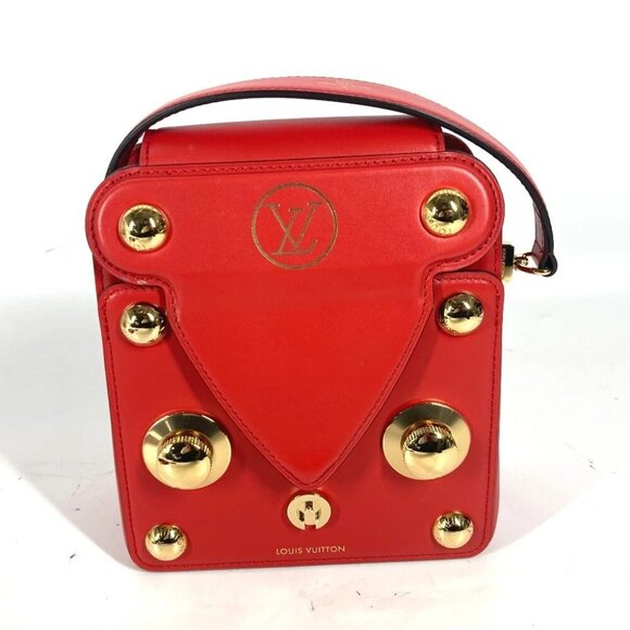 LOUIS VUITTON M82215 LV logo S lock bag XL Bags Crossbody 2WAY Hand Bag - Picture 1 of 15